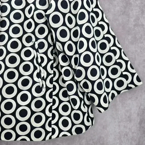 Appraisal Black Circle Cropped Blazer Coat Jacket Medium - Picture 5 of 6